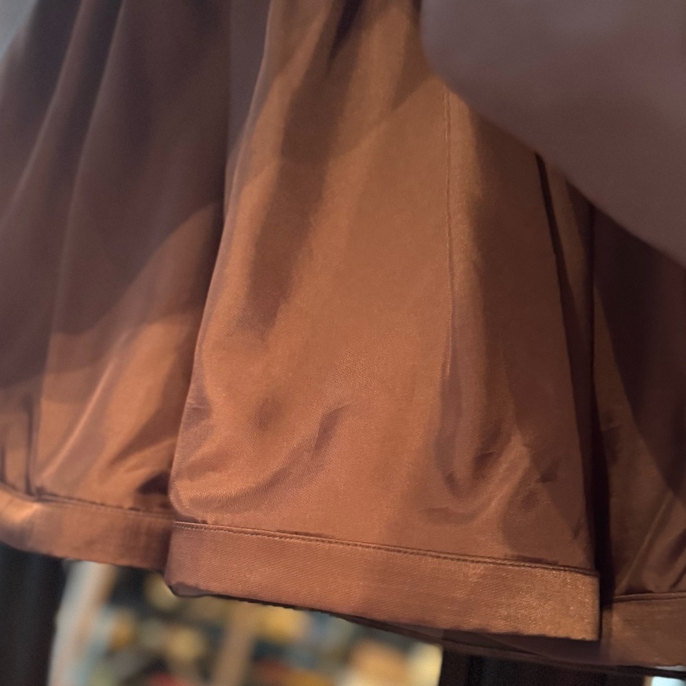 NY Designer Gray Silk Mini Dress - Picture 9 of 11